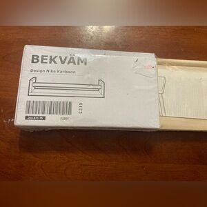 IKEA Bekham wooden spice rack. New in package.